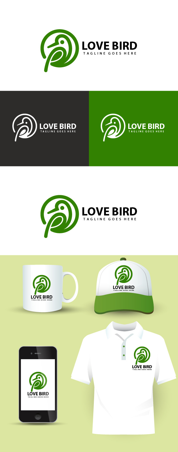 Example of Love Bird Logo
