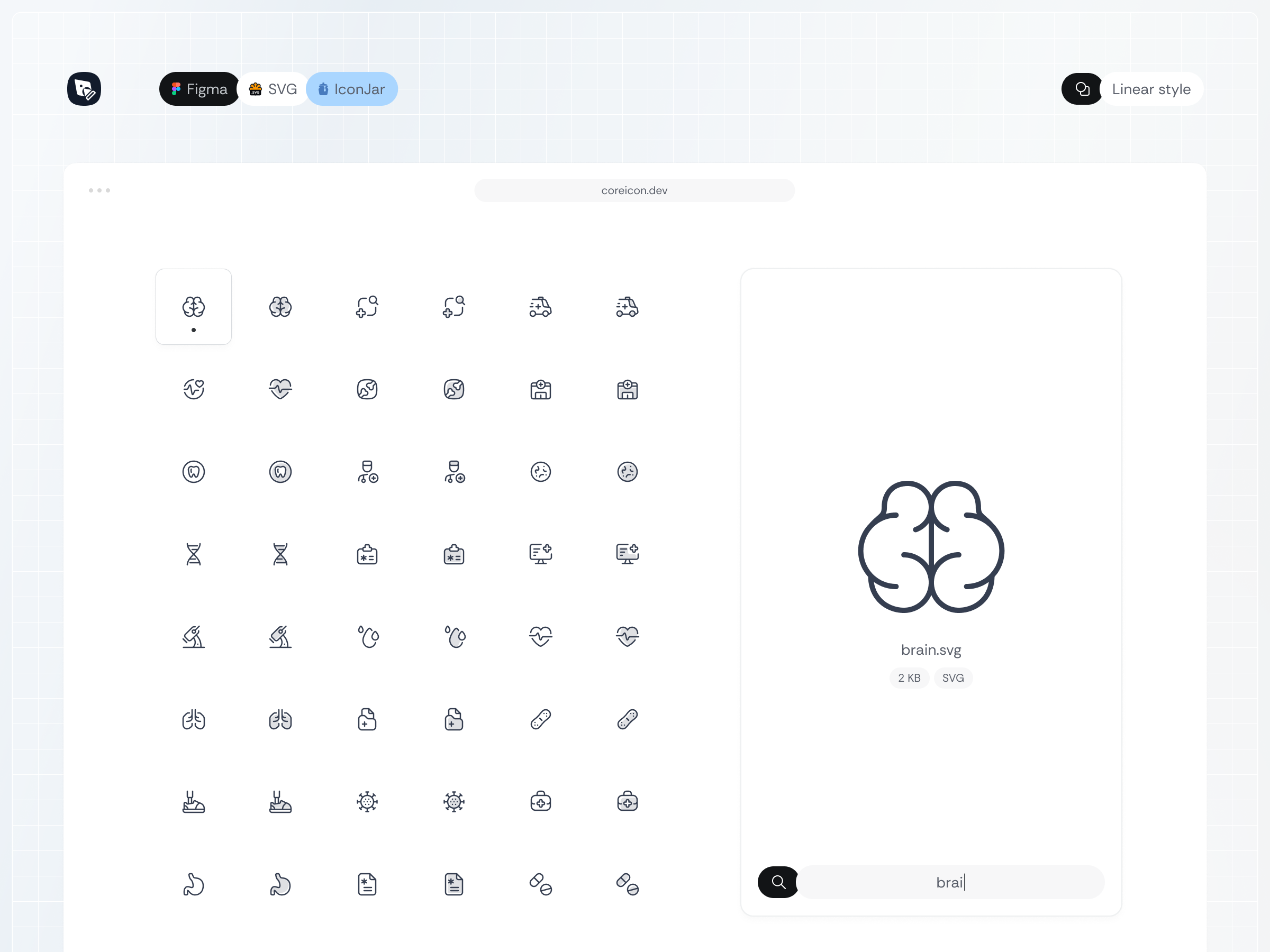 Core medical UI icons coreicon icon pack icons product design svg ui ukraine