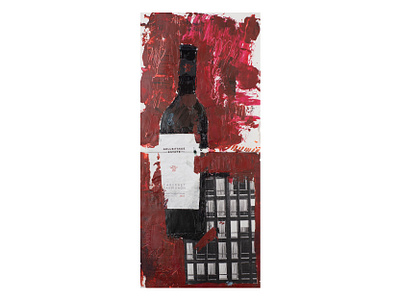 not - wine - book (page 16) art artwork bottle of wine city concept creative design draft drawing illustration label modern painting poster red wine skyscraper vineyard wine winery