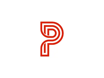 Letter P Logo app branding business digital gaming geometric graphic design letter p logo medical minimal modern real state restaurant social media tech template traveling trendy