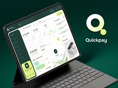 Quickpay - One stop payment solution 2024 animation banking branding cash app dailyui design finance graphic design illustration inspiration logo motion graphics photoshop trending ui uidesign userinterface ux wallet