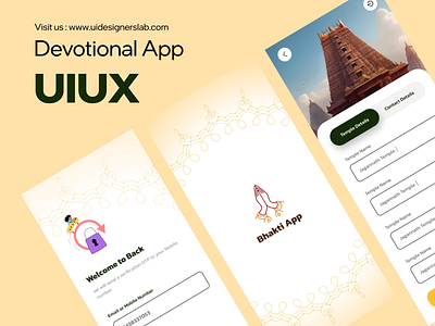 Devotional Mobile App Design android app uiux app uiux banner banner design branding devotional app dribble best login page product design profile page splash screen template uiux 2024 uiux design web design