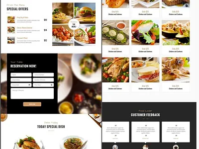 Fast food delivery website branding ecommerce webdesigb wordpress