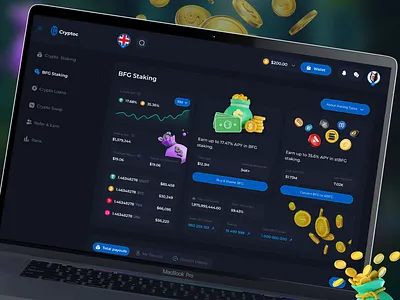 Crypto Gambling Dashboard bet app crypto dashboard crypto staking dashboard dashboard design gambling gambling site game game design gaming gaming dashboard gaming design original games roulette ui web 3 game web3