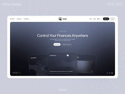 Money Management Platform bank banking card crypto cryptocurrency defi finance finance landing page fintech investment landing landing page management mercury online banking payment paypal revolut ui ux web design