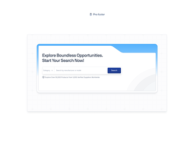 Pre-footer b2b product design ui ux web design