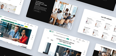 Crédit Agricole.info bank design ui