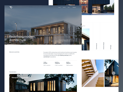 Luxe ArchiteX- Architecture firm website architecture design premium ui ui ux ux web webdesign website