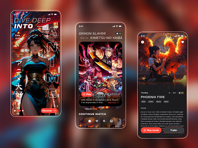 AniPulse dribbblecommunity ui