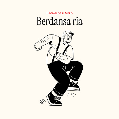 Berdansa Ria adobe drawing animation art cartoon dance dancing design graphic design illustration notion notion illustration