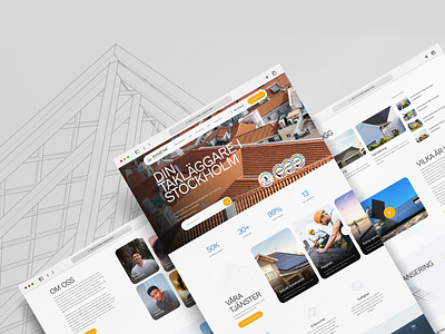 Älvsjö Tak [ Website ] adaptive animation clean design light mobile mobile adaptation roof services sweden ui ui design ux ux design webdesign