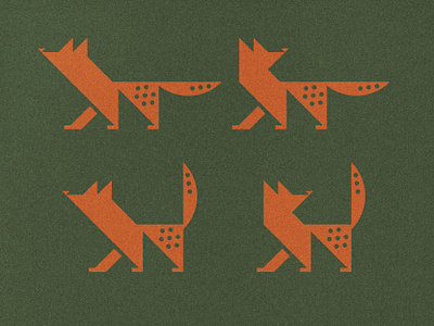 Fox mark animal branding design fox icon illustration logo mark