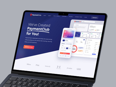 PaymentClub Header Design stand out header