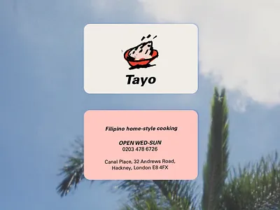 Tayo: Filipino Restaurant art brand design brand designer branding design freelance designer illustration illustrator logo ui
