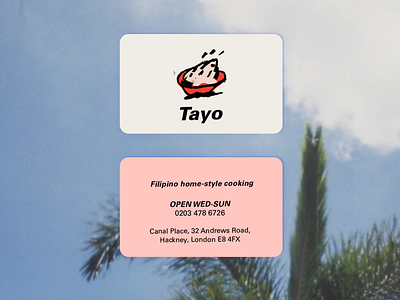 Tayo: Filipino Restaurant art brand design brand designer branding design freelance designer illustration illustrator logo ui