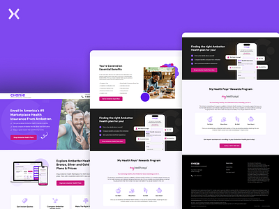 Insurance Landing Page branding design dribbble shot insurance insurance landing page landing page design lead generation ui ux