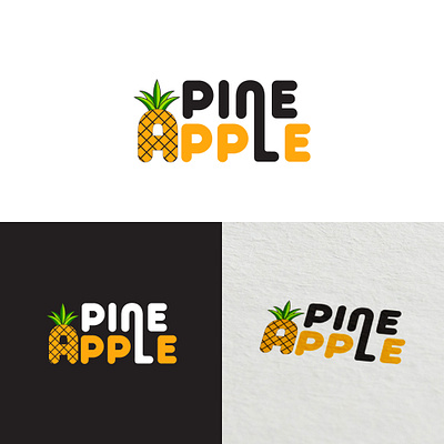 Pineapple Logo design graphic design illustration illustrator logo vector web