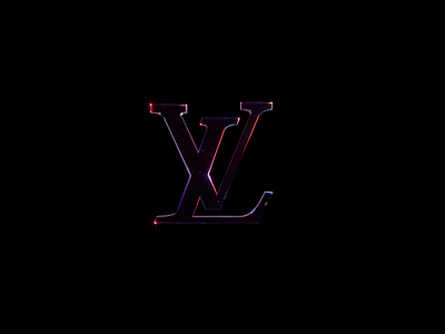 3d Louis Vuitton logo animation 3d animation branding illustration logo louis vuitton lv