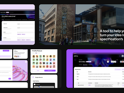 Define AI tool 3d branding crm modern mvp project management setup setup up ui