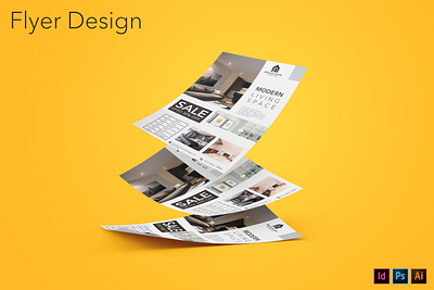 Design A Modern Living Space Flyer For You adobe photoshop bifold brochure brochure business flyer double sided flyer event flyer flyer design furniture flyer illustrations magazine ads marketing flyer modern flyer product designs productive flyer trifold brochure