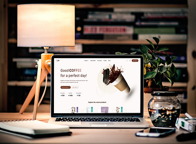 Coffee branding graphic design ui ux web design