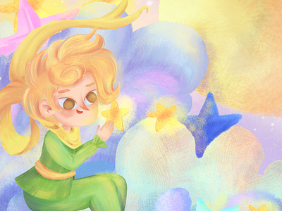 Shine on your way ✨✨✨✨✨ 2d art artist character design childrens art childrens book creative digital art digital painting illustration illustrator