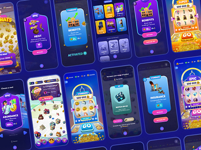 Neopolis Blockchain Game blockchain blockchaingame crypto cryptogame game ui gamecard gameui jackpot levelup mobile nft ui