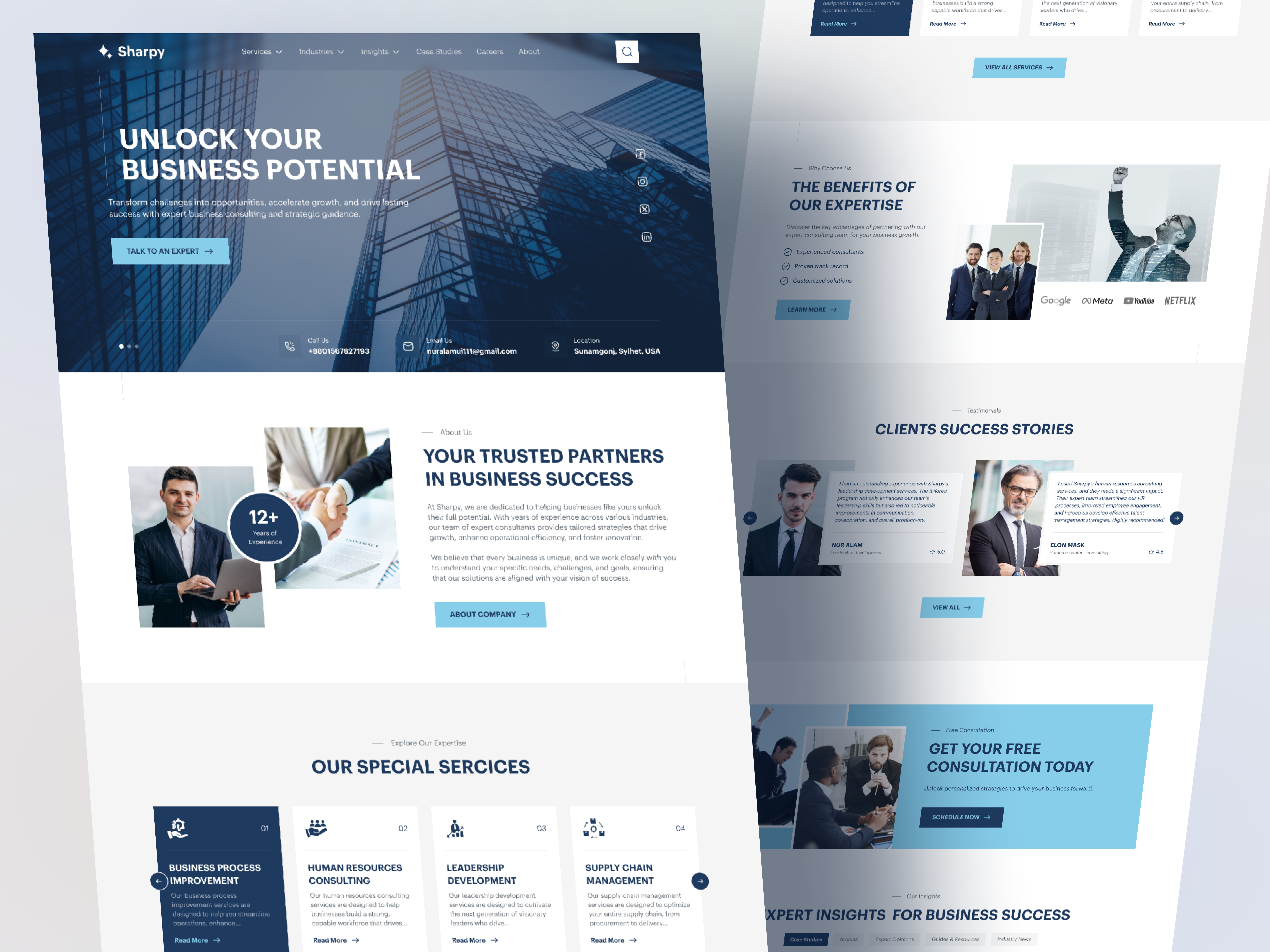 Business Consulting Website ___Landing Page agency business business consulting business development company consultancy consultation firm consulting corporate digital digital solution ecommerce financial investment landing page management services ui