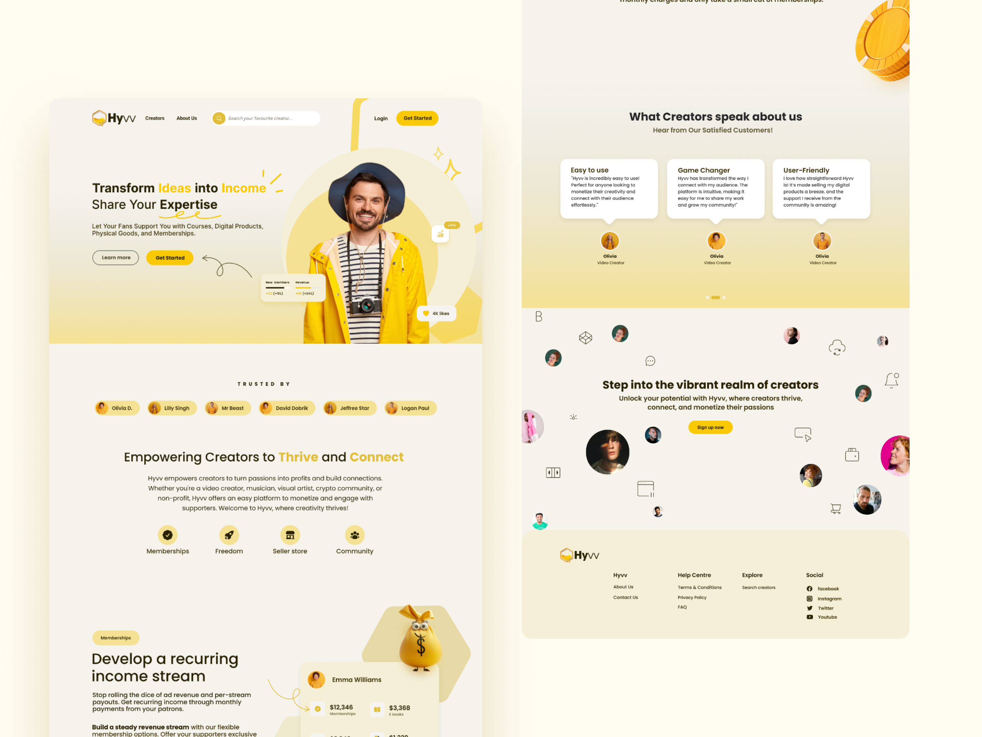 Patron Landing page figma hero landing leads page patron saa saas ui ux visual