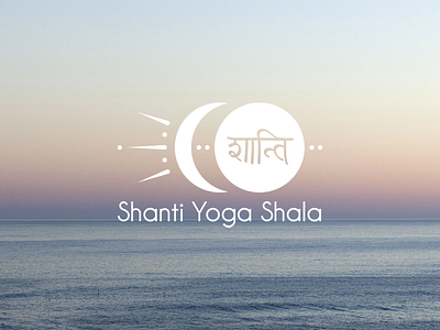 Shanti Yoga Shala logo sanskrit yoga zen