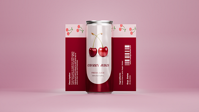 Canned Juice Product Design and animation 3d animation graphic design