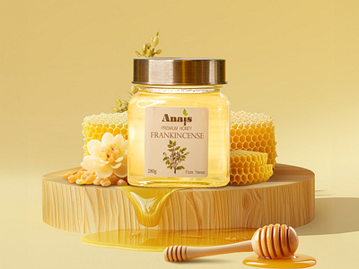 Anais Organic Goods advertising advertising campaign branding creative retouching honey organic food photo manipulation photoshop product photography social media social media content