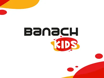 Logo Banach Kids 3d brand branding design kids logo logotype print