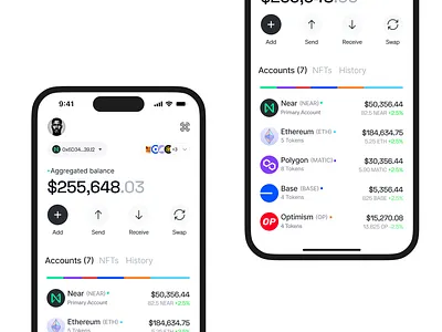 Chain Abstraction blockchain chain abstraction crypto mobile app ui web3