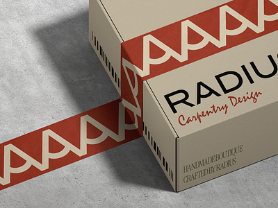 Radius Package branding design graphic design illustration illustrator logo minimal package radius vector