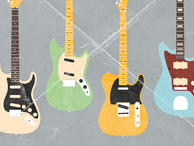 Fender Guitar Wallpaper graphic design illustration johannesburg south africa