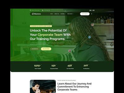 Website Design and Developed for Edunova developed website logo design website design wordpress