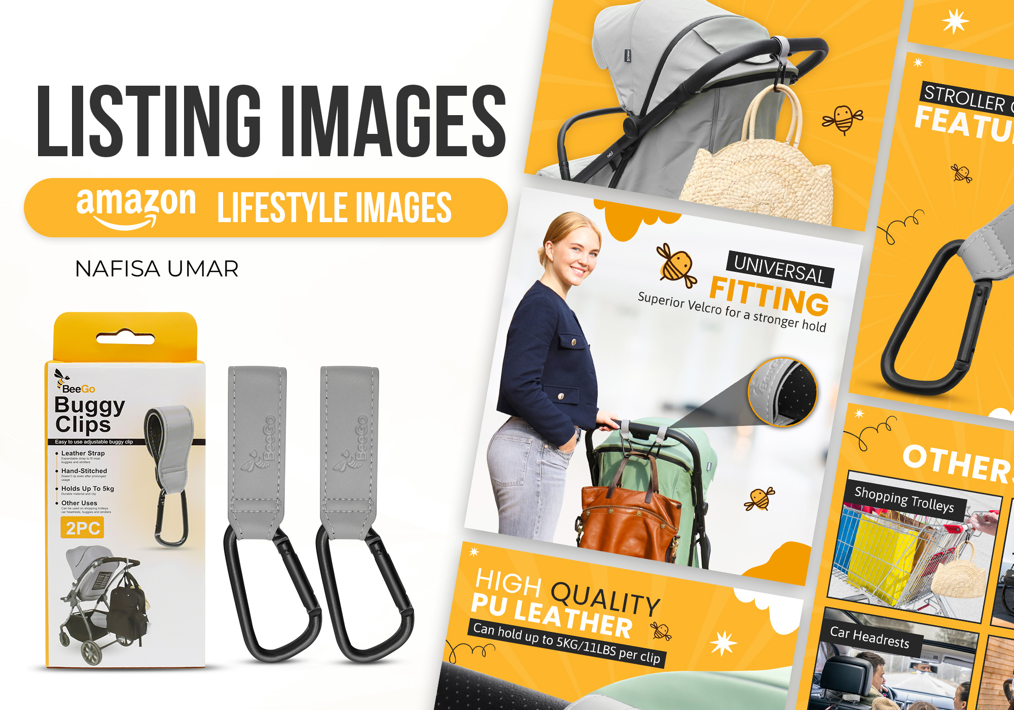 Premium Baby Hook || Amazon Listing Infographics amazon amazon infographics amazon listing infographics amazon product branding enhance brand content image editing product design