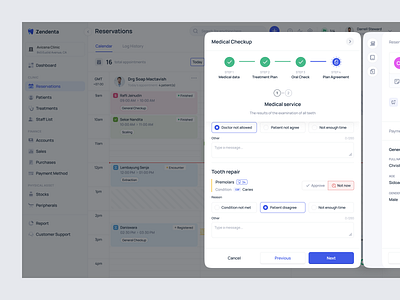 Zendenta - Patient Plan Agreement for Medical Checkups agreement app clinic dental dentist document ehr emr healthcare hospital management medical checkup medical records product design saas saas dental saas design treatment ui ux