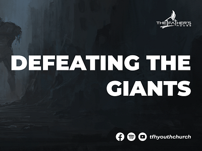 Defeating the Giants design graphic design