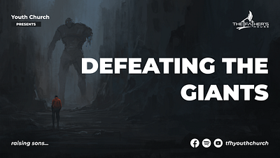 Defeating the Giants design graphic design