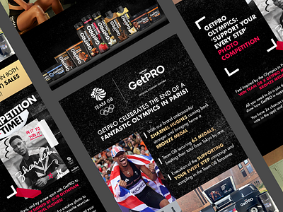 Emailer for GetPRO- The Official Yoghurt Partner for Team GB