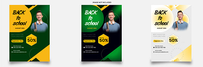 Back to School Flyer Design corporate flyer graphic design instragram post social media social template template web banner