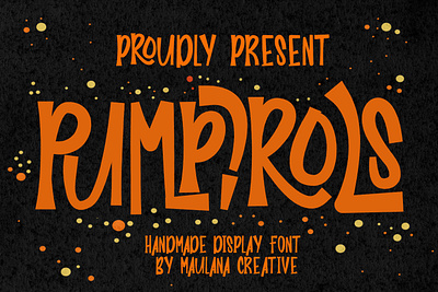 Pumpirols Handmade Display Font animation branding design font fonts graphic design illustration logo nostalgic