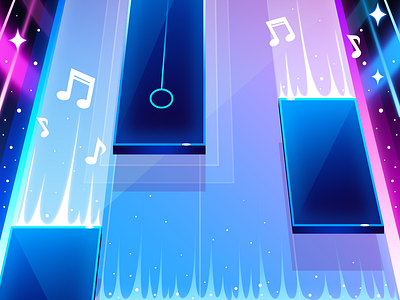 Piano Rhythm Tiles: Splashscreen Background 3 app background design game game background illustration magic tiles music music app music game music tiles piano piano app piano game piano tiles splashscreen tiles