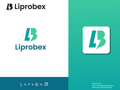 Liprobex logo design a b c d e f g h i j k l m n o p b c f h i j k m p q r u v w y z bolt brand brand identity branding creative logo ecommerce identity letter mark monogram letter p logo logo design logo inspirations modern logo typography