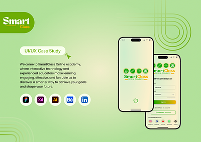 Smart Class App Case Study branding case study graphic design logo ui uiux user persona user research