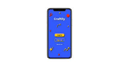 Craftily Service App UX/UI Neobrutalism Case Study app design case study neobrutalism new design new shot product design service ui ui design uxui uxui casestudy visual design