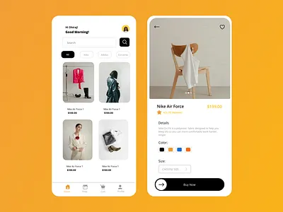 Ecommerce Mobile Application app ecommerce mobile ui