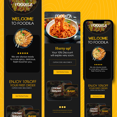 Food Email Design foodiefavorites